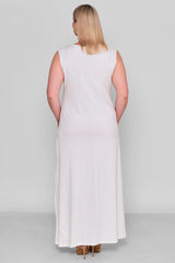 Ksas - Extended Plus Size Dress (KSAS32334-1) - 8690202532090