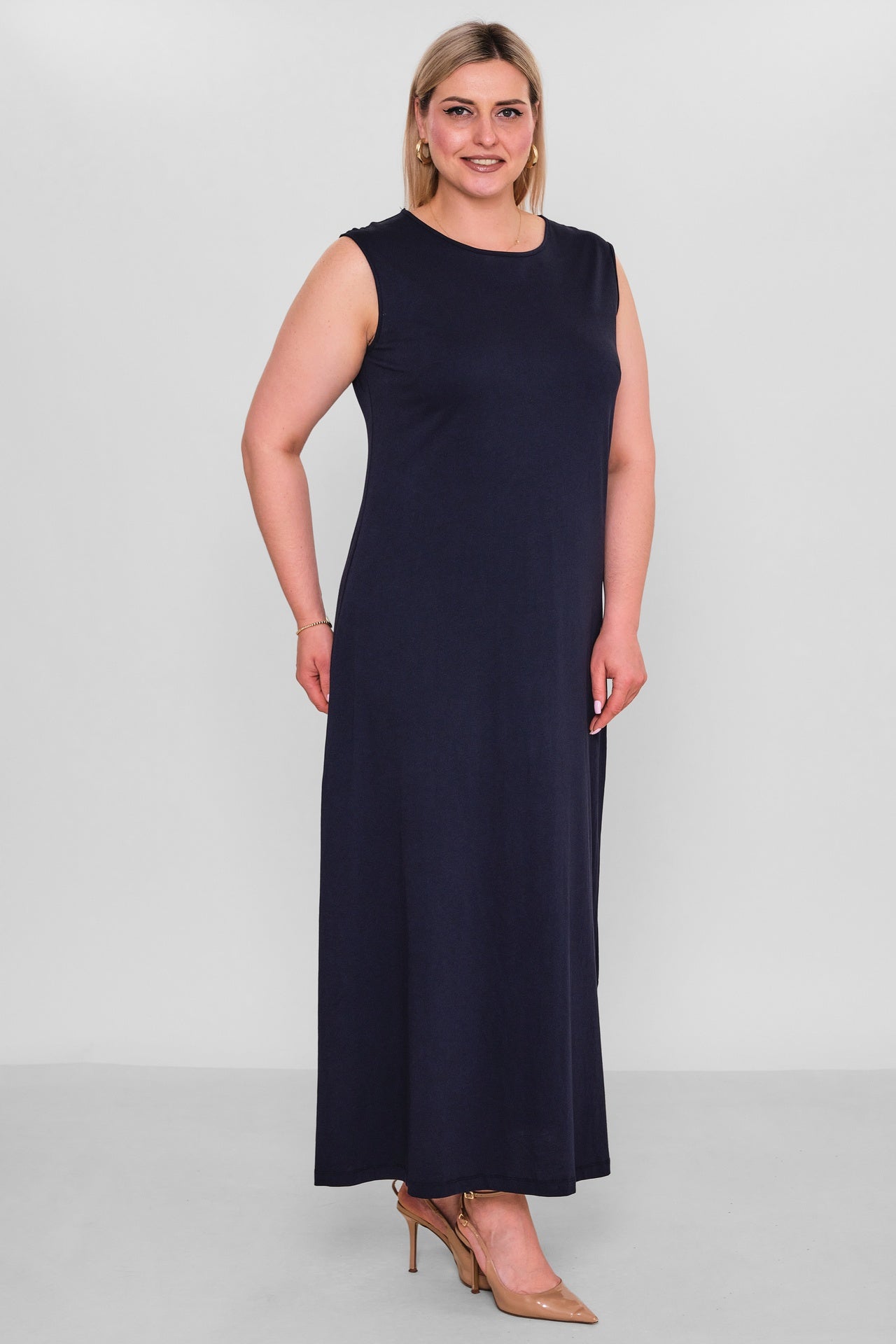 Ksas - Extended Plus Size Dress (KSAS32334-1) - 8690202532106