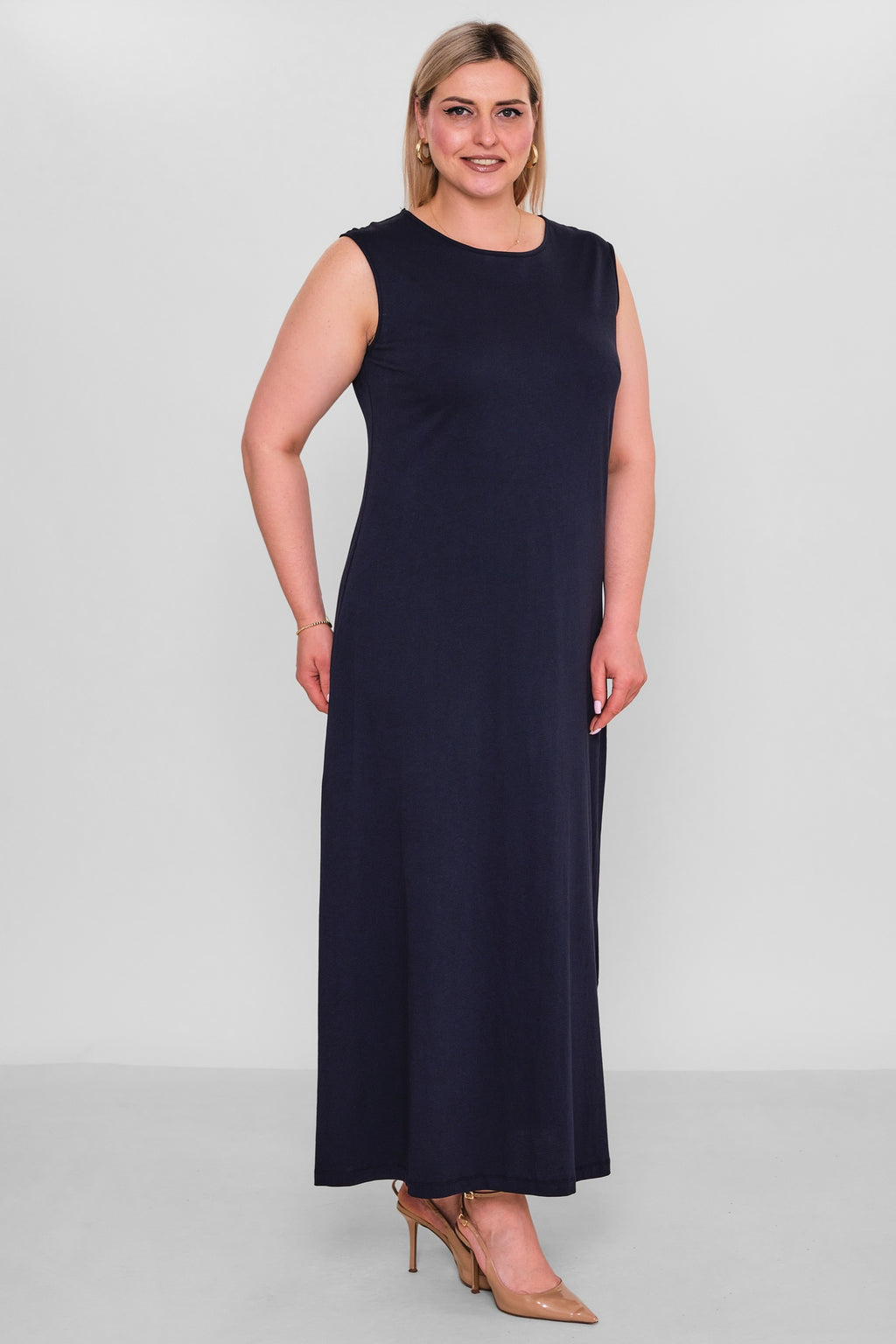 Ksas - Extended Plus Size Dress (KSAS32334-1) - 8690202532106