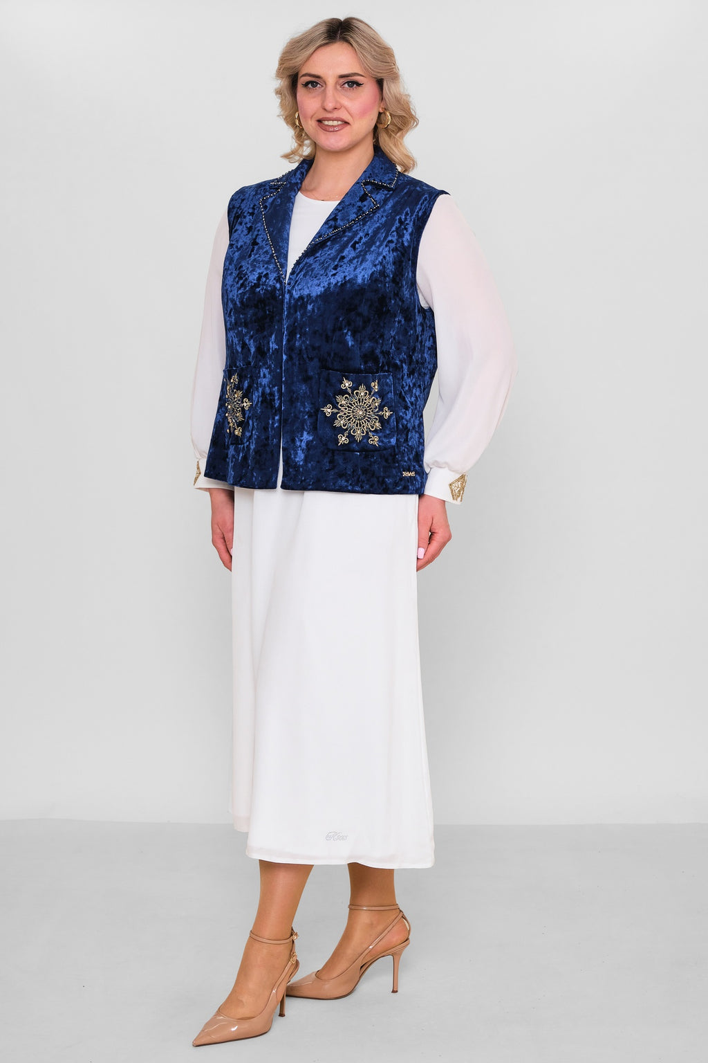 Ksas - Extended Plus Size Cardigan (KSAS4131-1) - 8690202532847