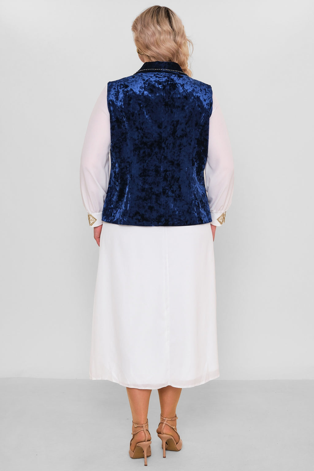 Ksas - Extended Plus Size Cardigan (KSAS4131-1) - 8690202532847