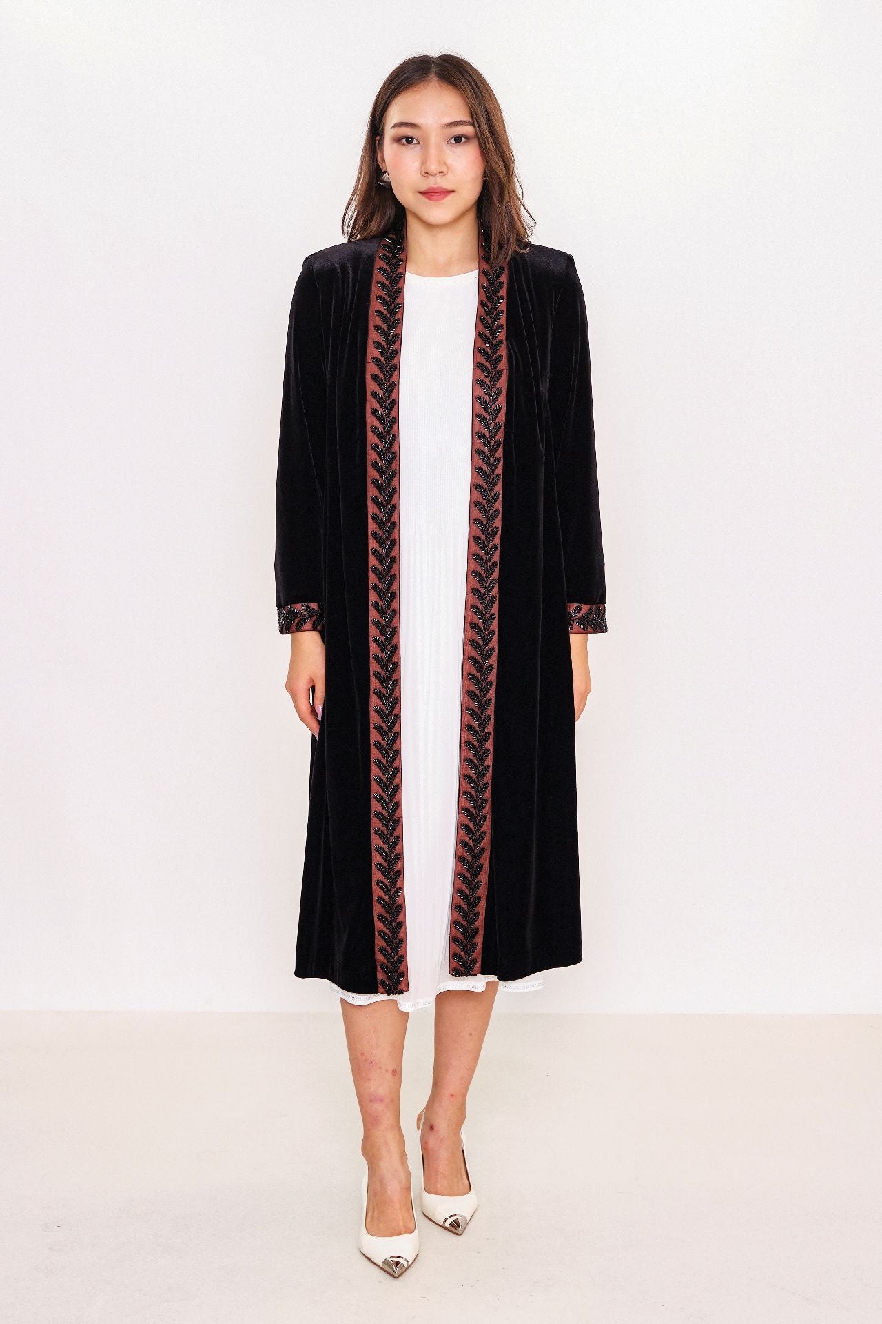 Ksas - Plus Size Cardigan (KSAS4086-K) - 8690202542440