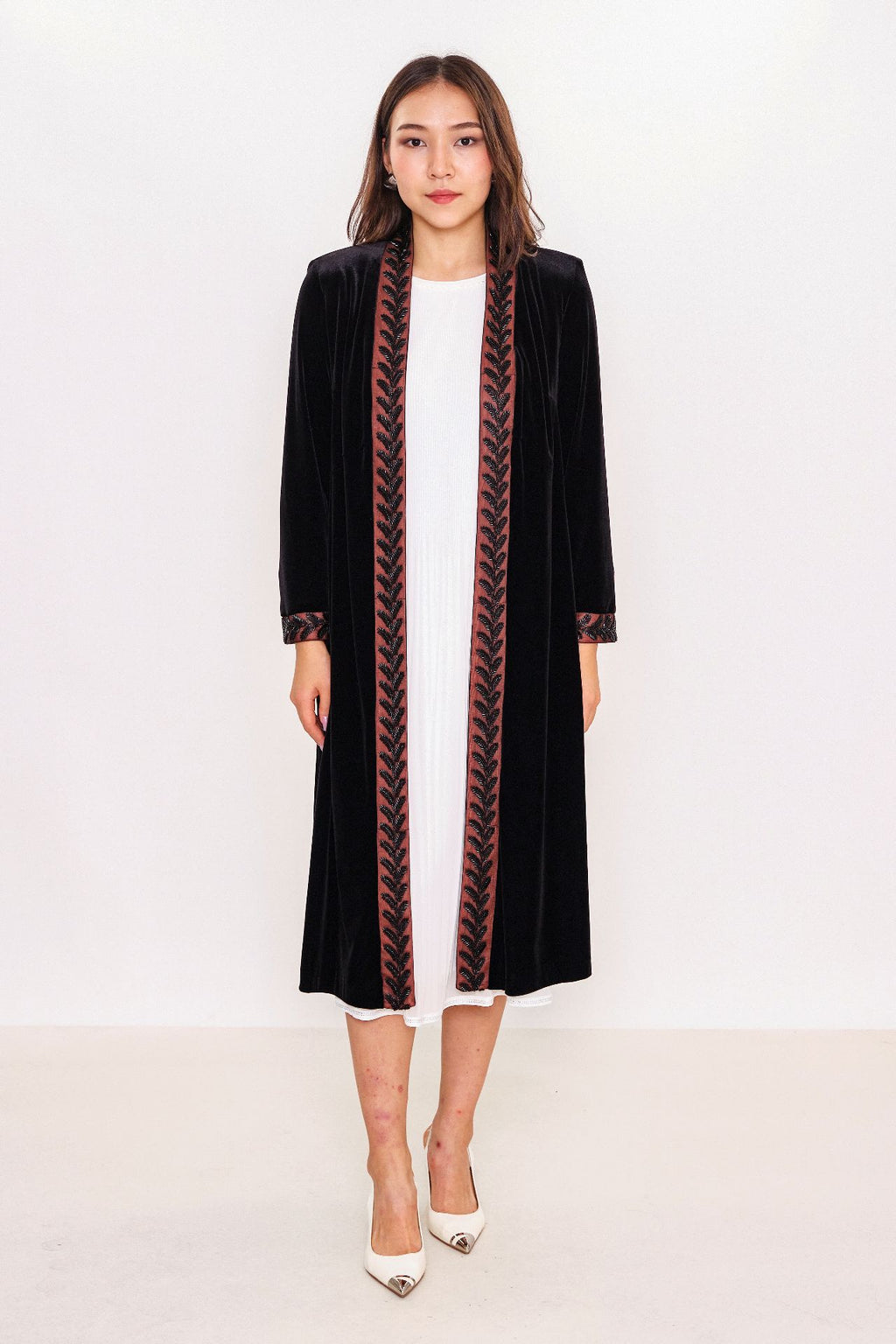Ksas - Plus Size Cardigan (KSAS4086-K) - 8690202542440