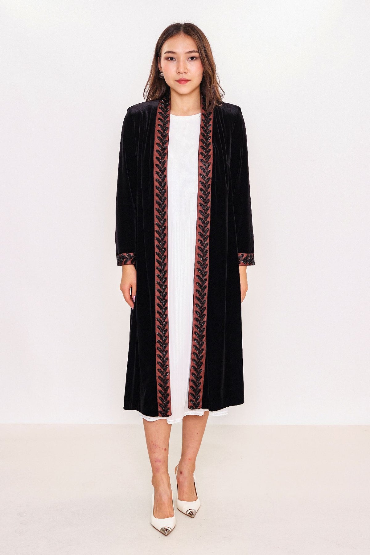 Ksas - Plus Size Cardigan (KSAS4086-K) - 8690202542440