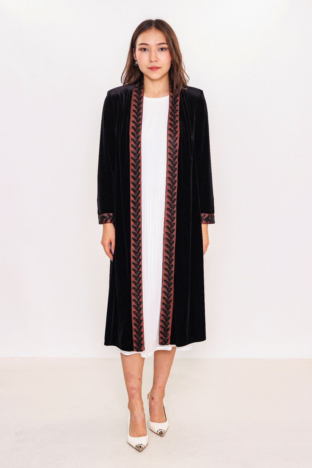 Ksas - Plus Size Cardigan (KSAS4086-K) - 8690202542440