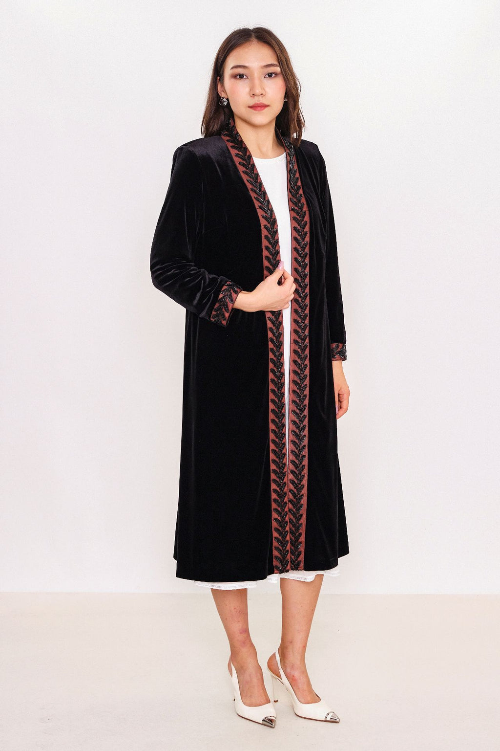 Ksas - Plus Size Cardigan (KSAS4086-K) - 8690202542440