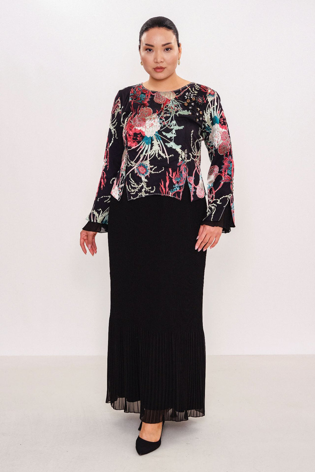 Ksas - Plus Size Dress (KSAS32340) - 8690202542792