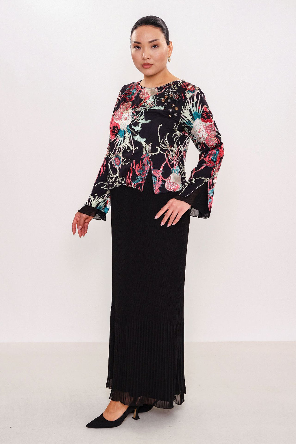 Ksas - Plus Size Dress (KSAS32340) - 8690202542792