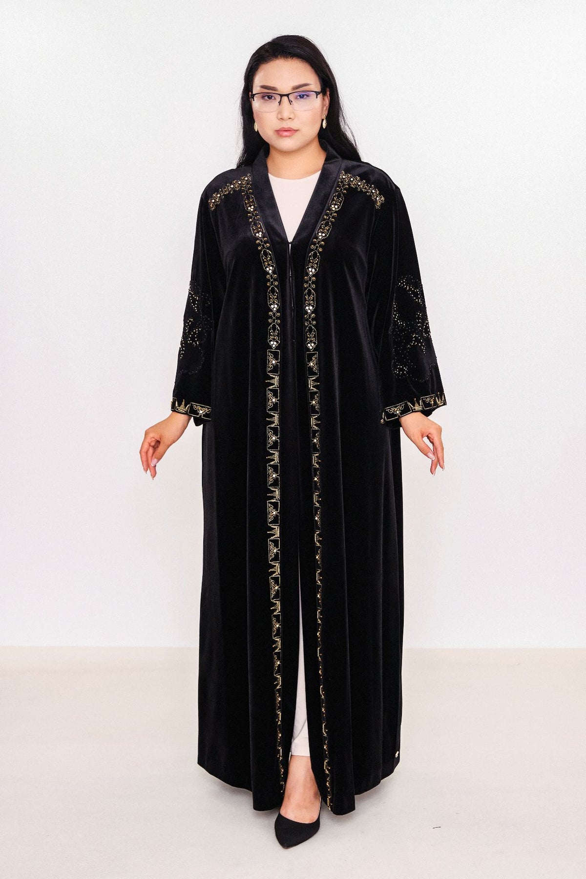 Ksas - Plus Size Cardigan (KSASEH-48-1) - 8690202542914