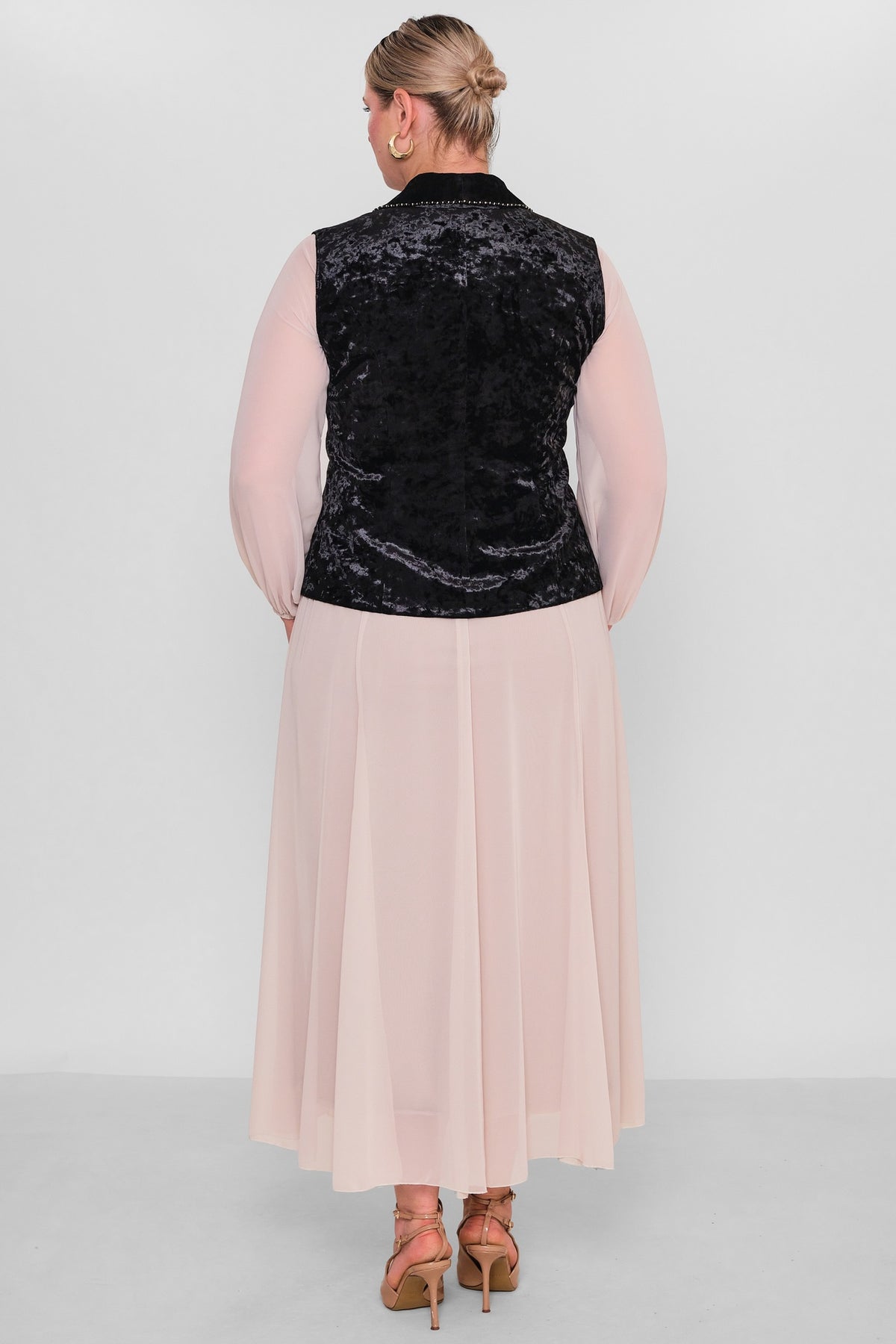 Ksas - Plus Size Waistcoat (KSAS4131) - 8690202544666