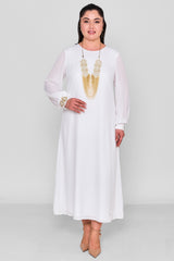 Ksas - Plus Size Dress (KSASEL-1007) - 8690202544697