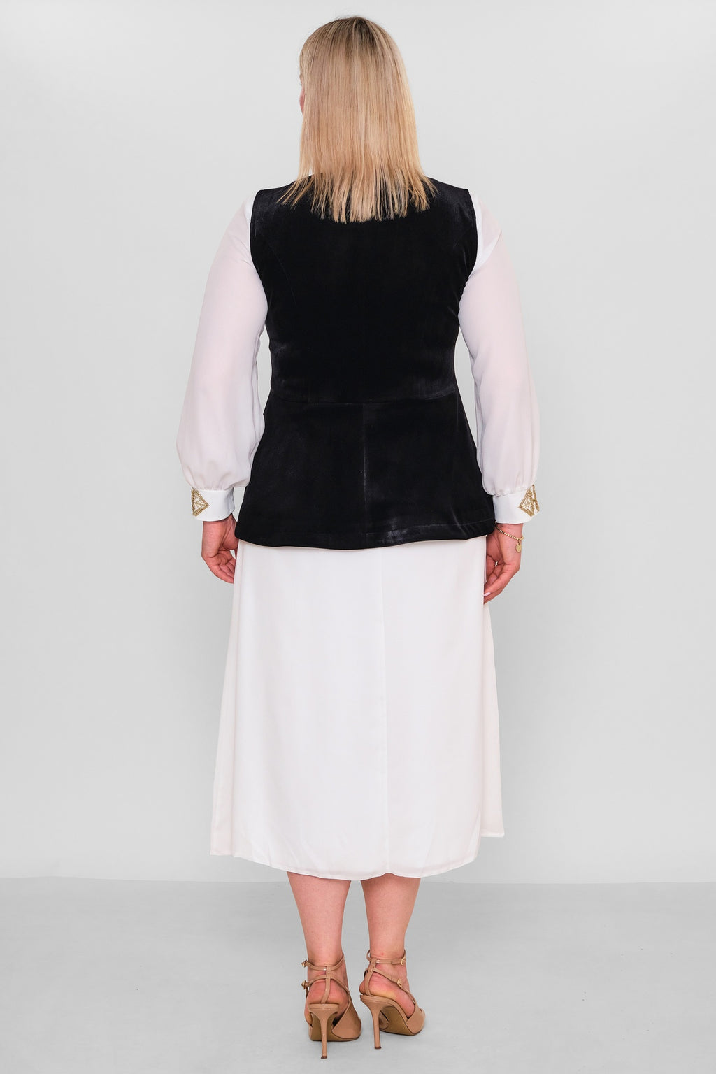 Ksas - Plus Size Waistcoat (KSAS4167)