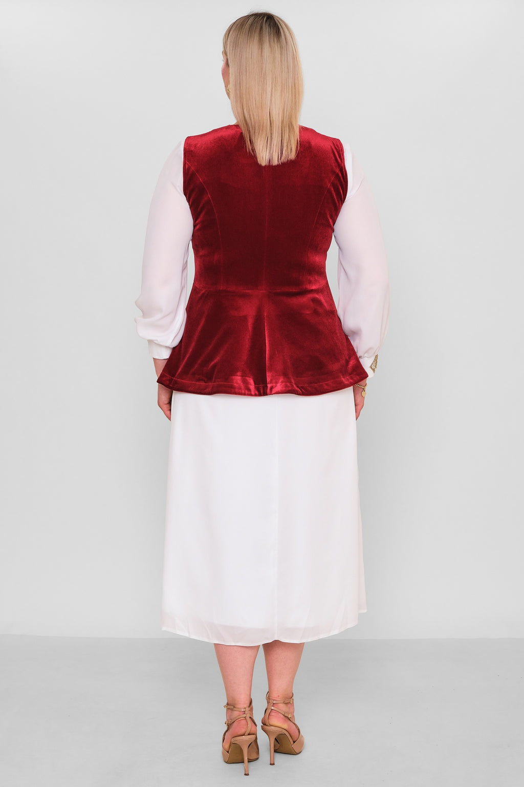 Ksas - Plus Size Waistcoat (KSAS4167)