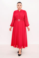 Ksas - Plus Size Dress (KSAS31980) - 8690202551961