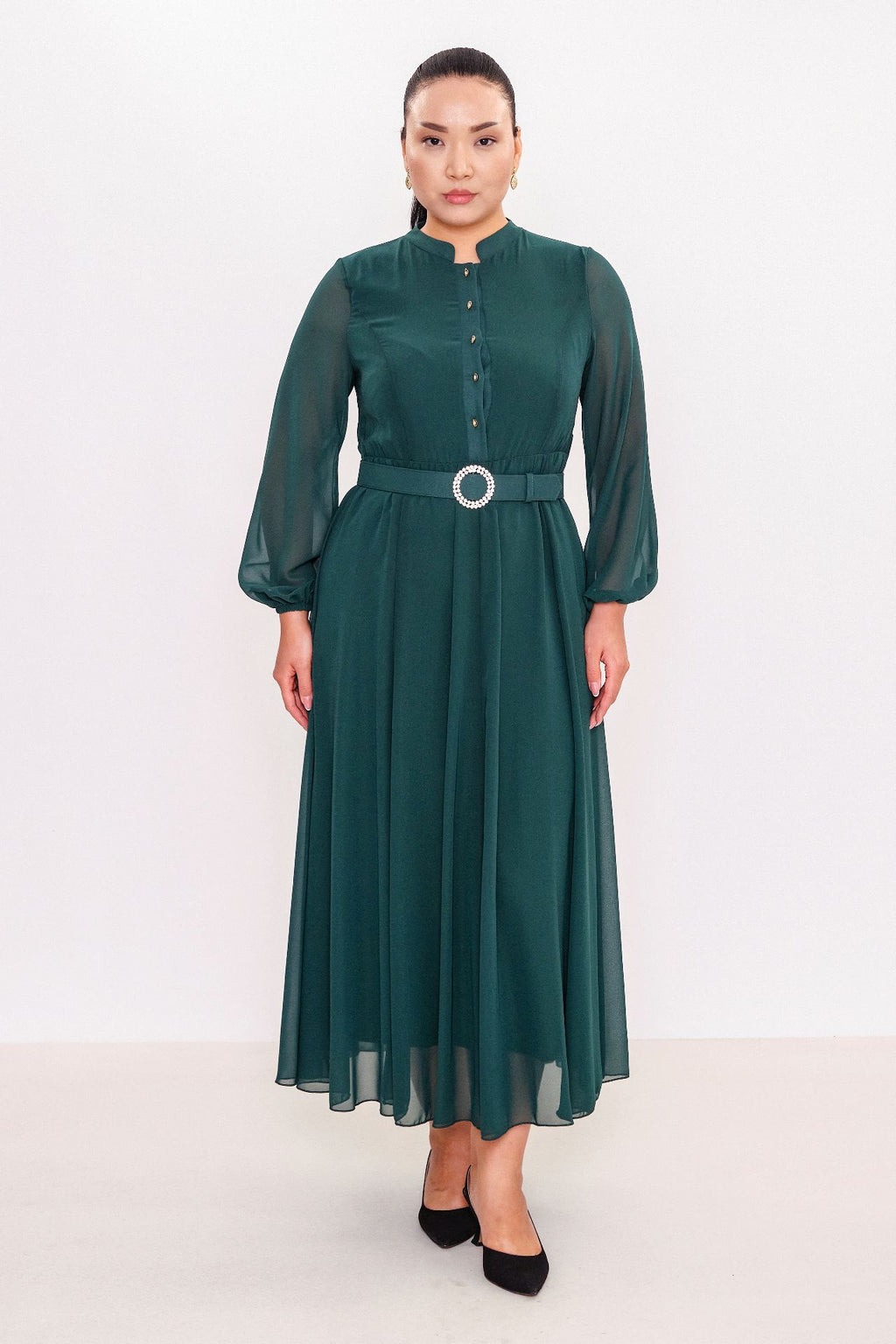 Ksas - Plus Size Dress (KSAS31980) - 8690202551978
