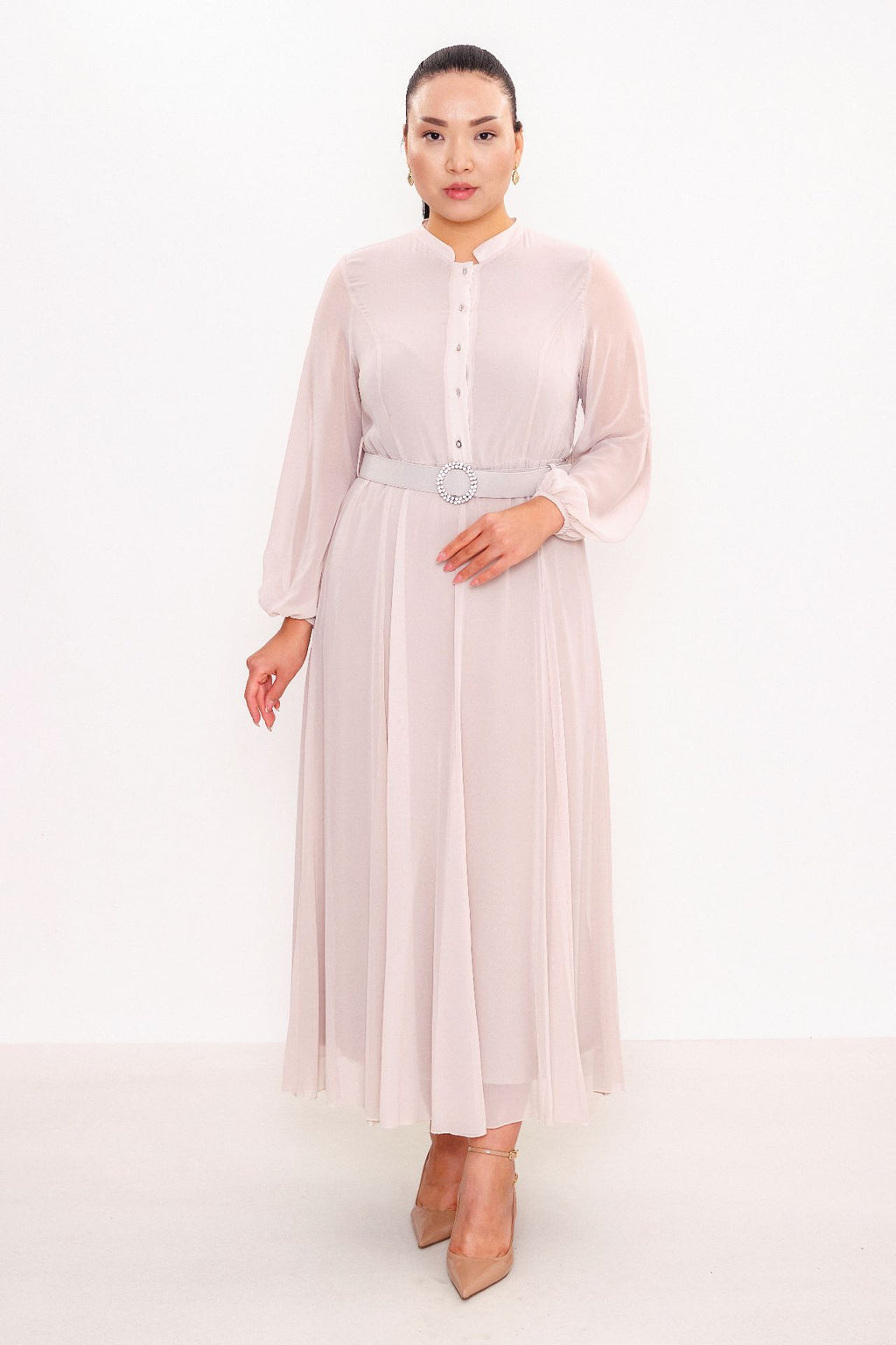Ksas - Plus Size Dress (KSAS31980) - 8690202551985