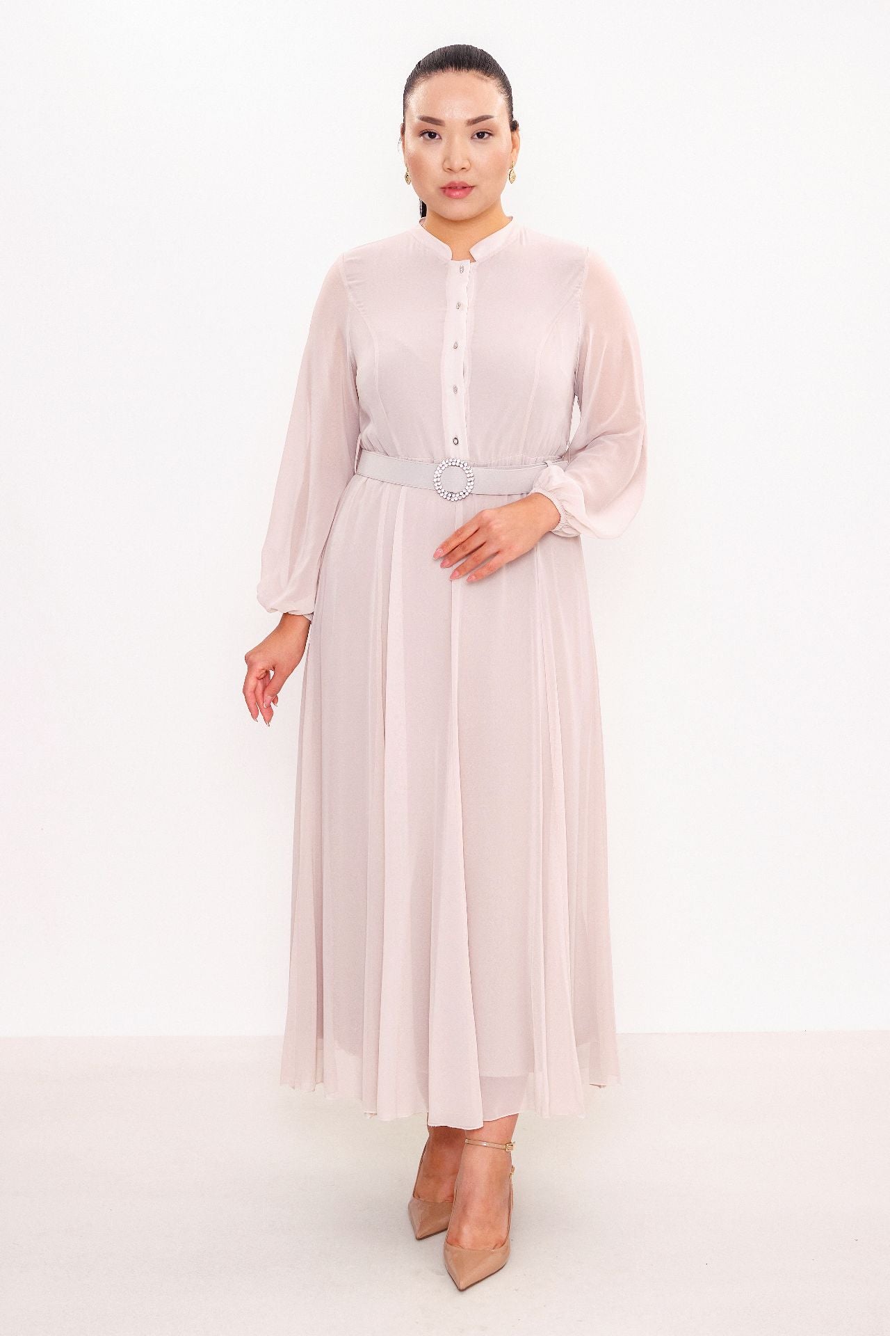 Ksas - Plus Size Dress (KSAS31980) - 8690202551985