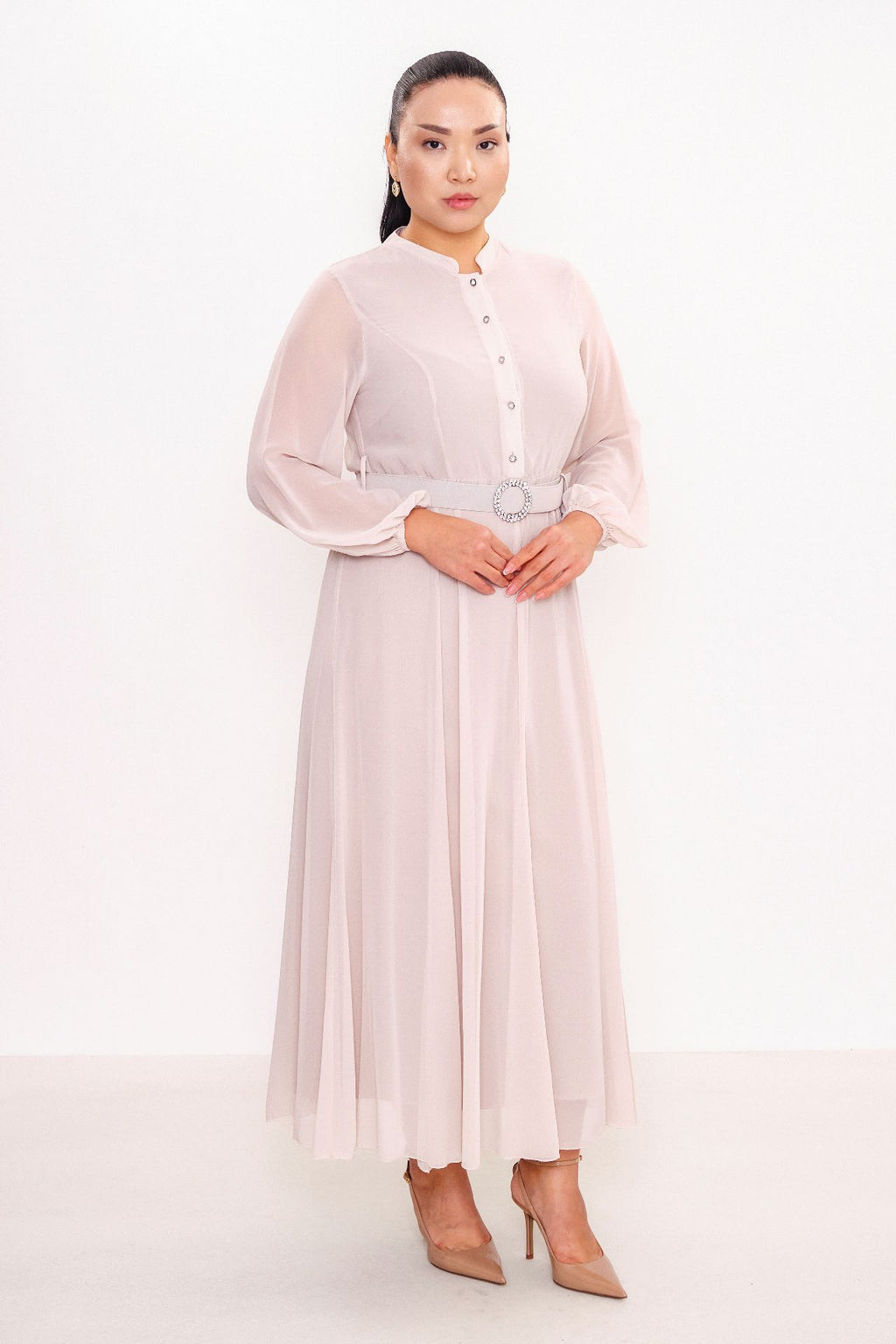 Ksas - Plus Size Dress (KSAS31980) - 8690202551985