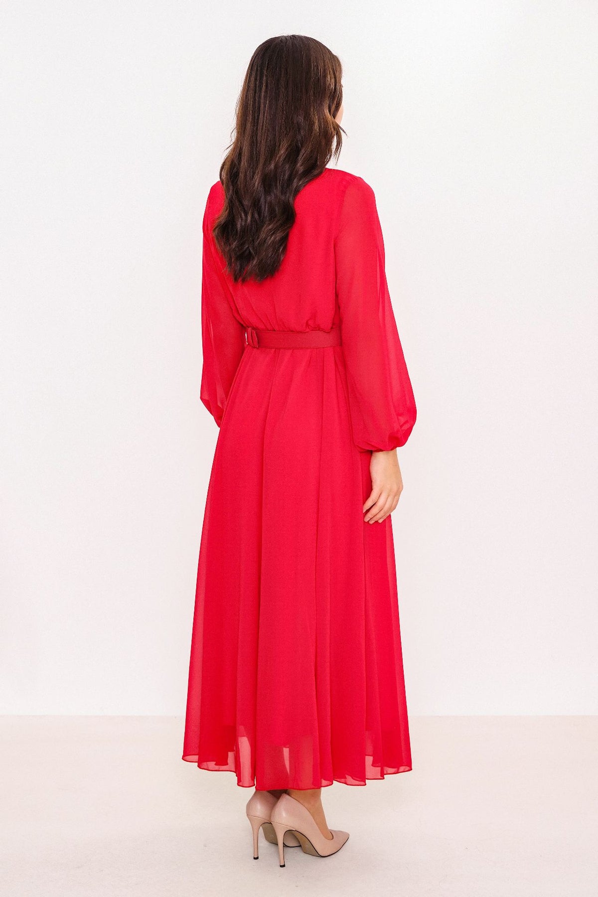 Ksas - Plus Size Dress (KSAS31980-K) - 8690202552012