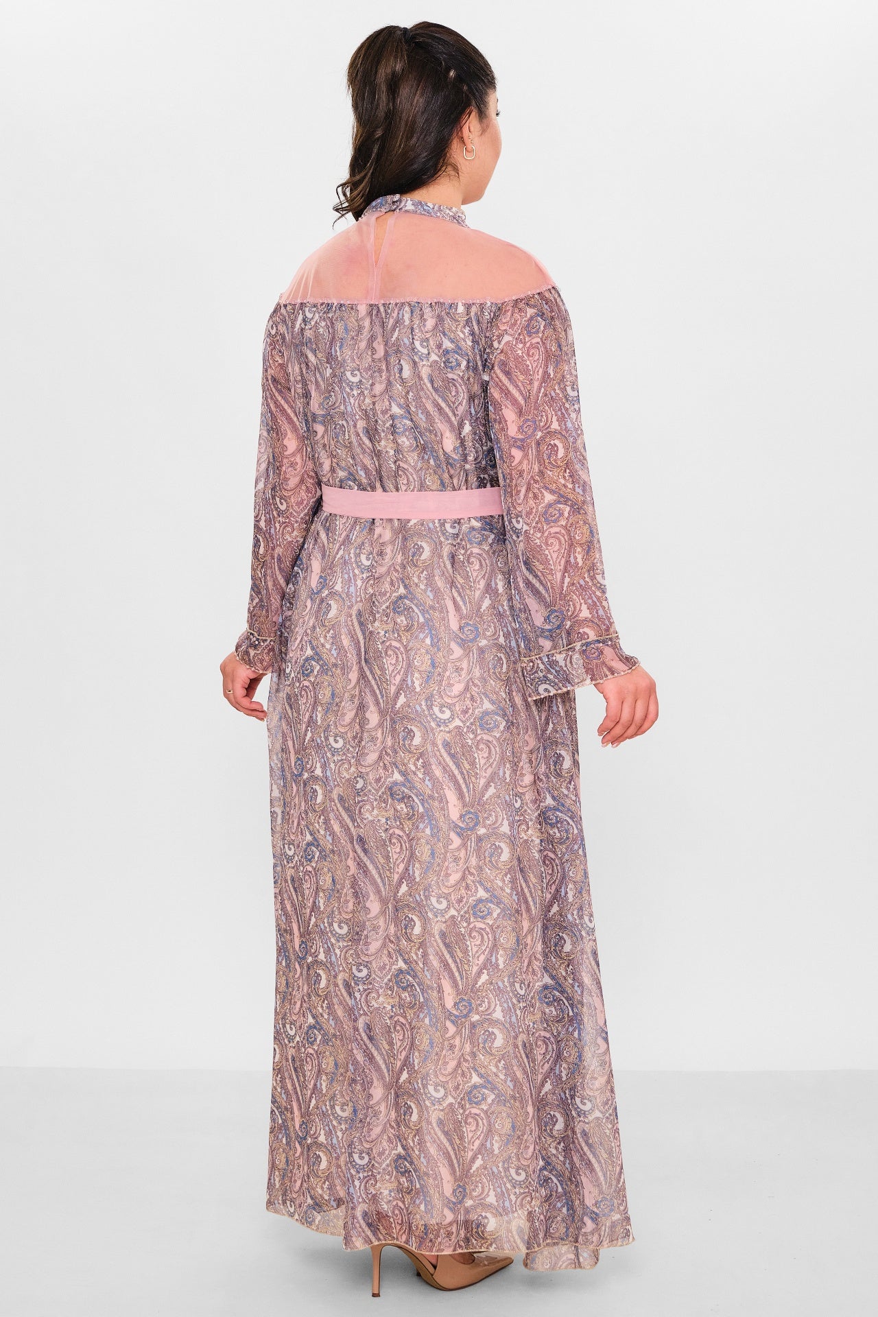 Ksas - Plus Size Dress (KSASEL-1018) - 8690202552050