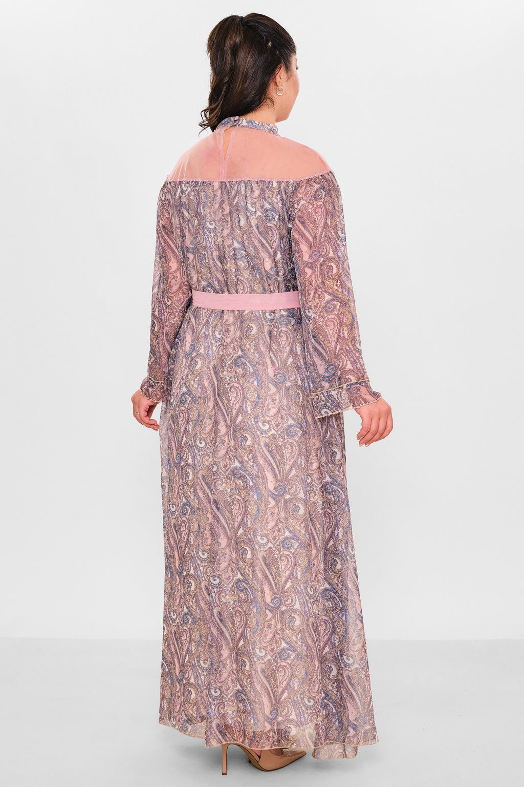 Ksas - Plus Size Dress (KSASEL-1018) - 8690202552050