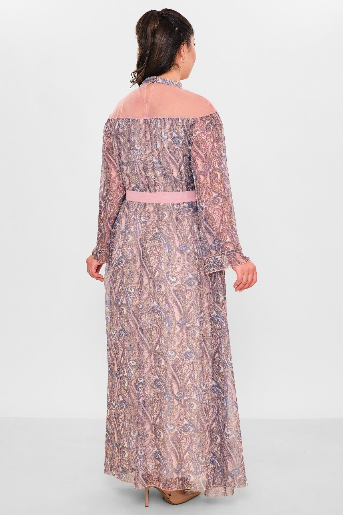 Ksas - Plus Size Dress (KSASEL-1018) - 8690202552050