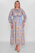 Ksas - Plus Size Dress (KSASEL-1006) - 8690202554191