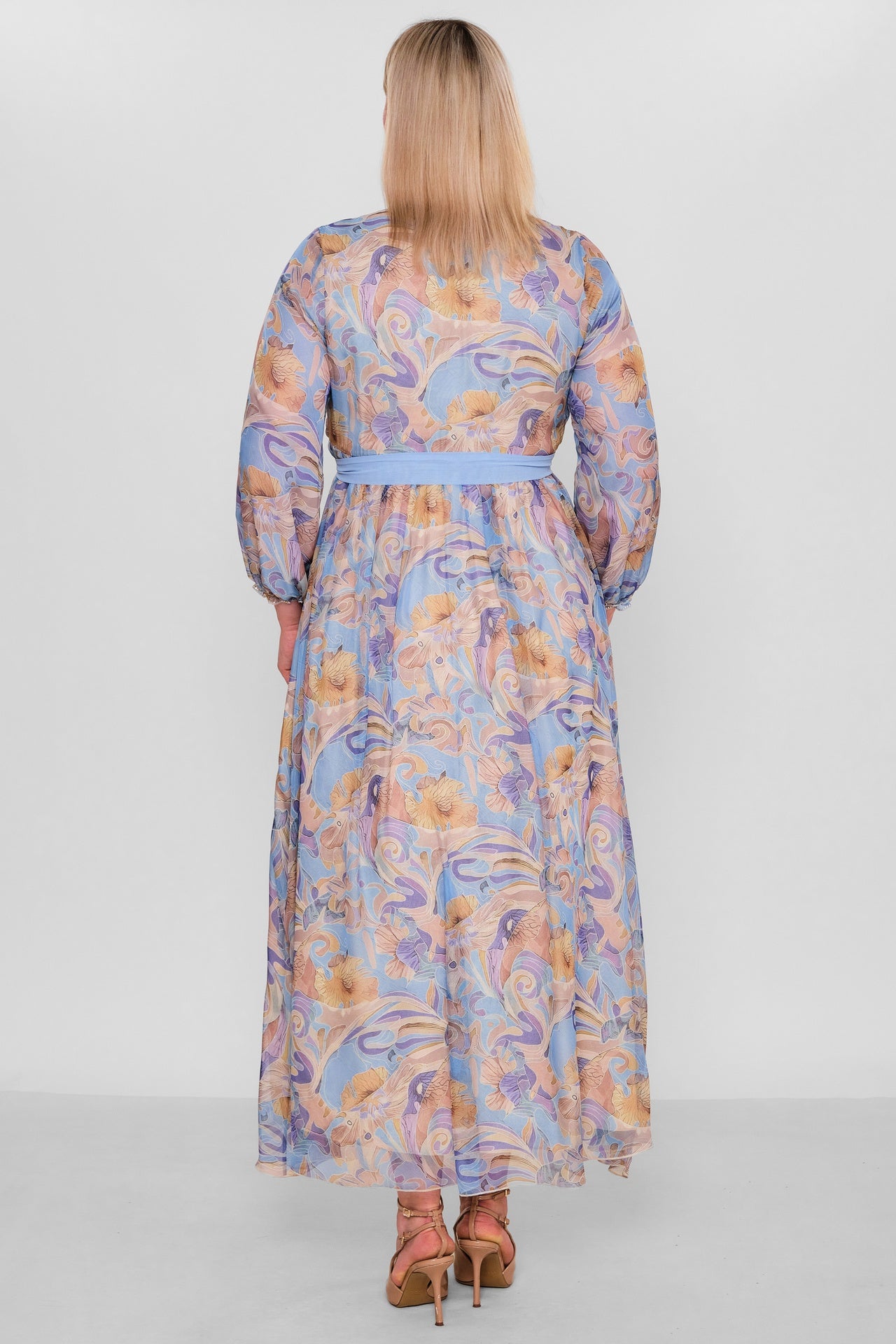 Ksas - Plus Size Dress (KSASEL-1006) - 8690202554191