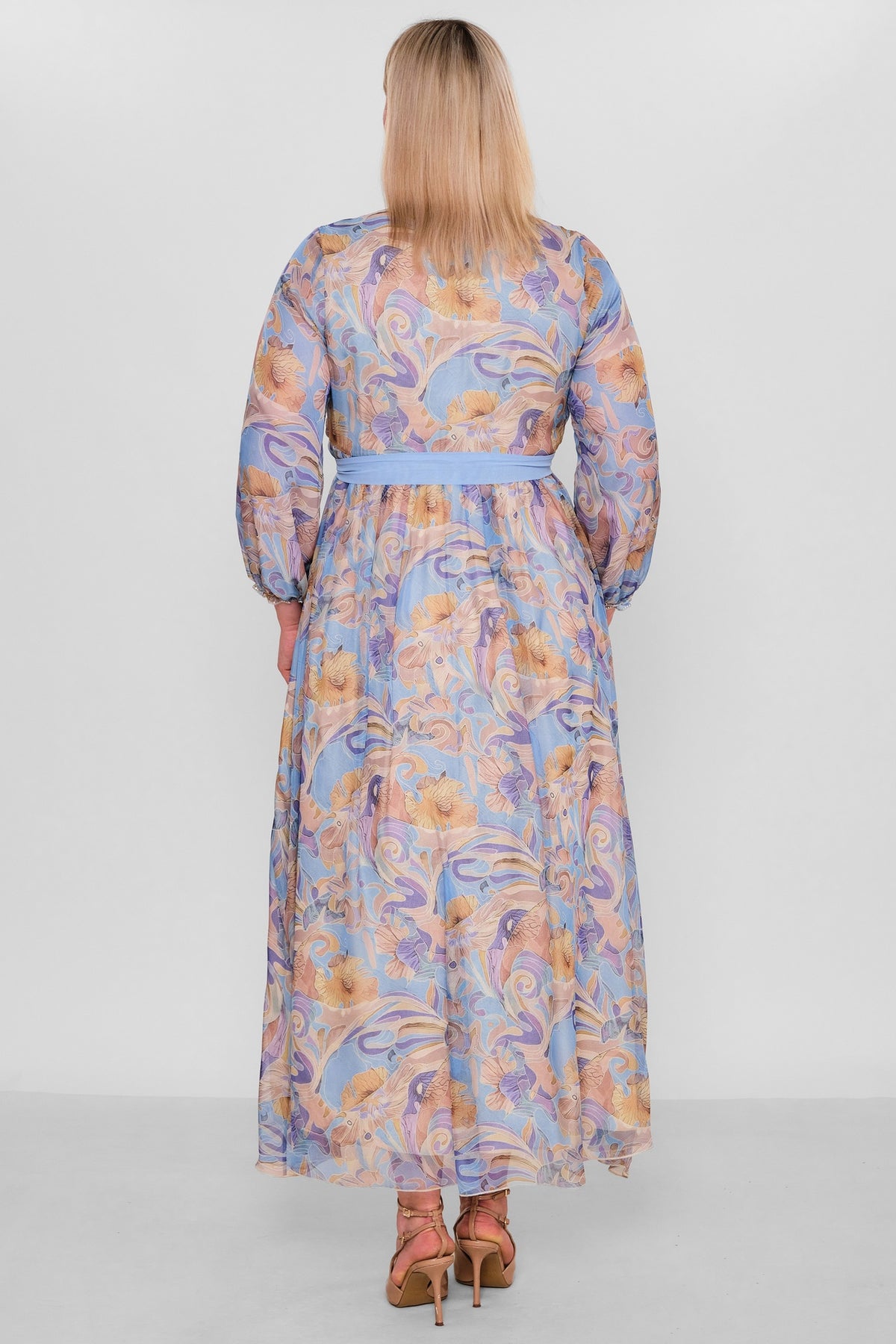 Ksas - Plus Size Dress (KSASEL-1006) - 8690202554191