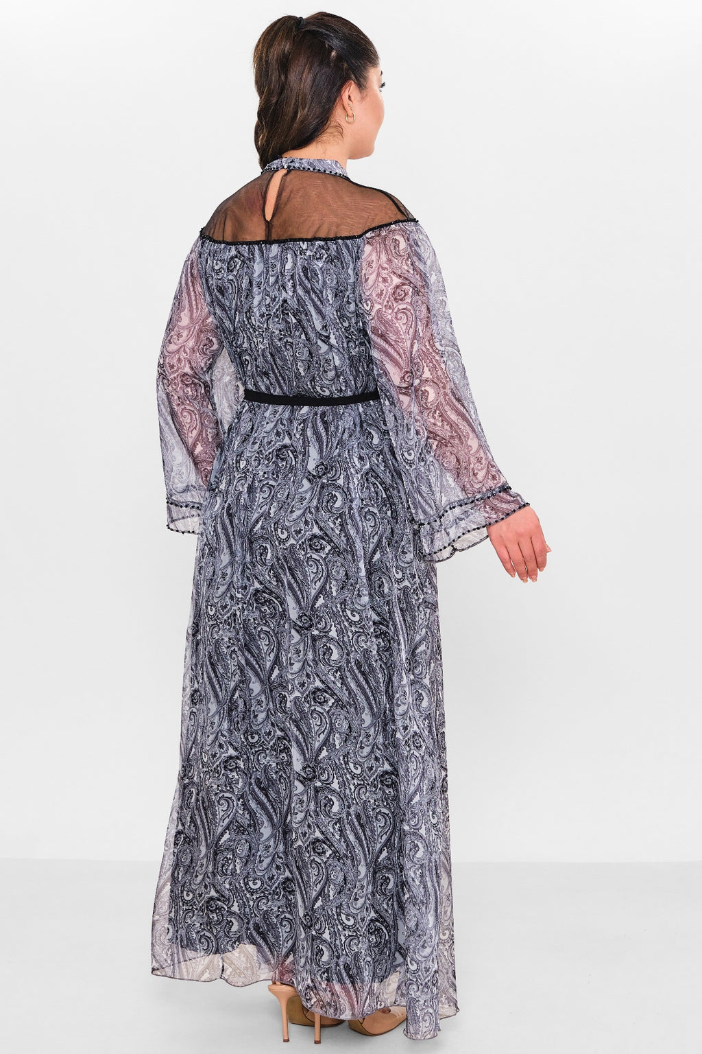 Ksas - Plus Size Dress (KSASEL-1018) - 8690202554245