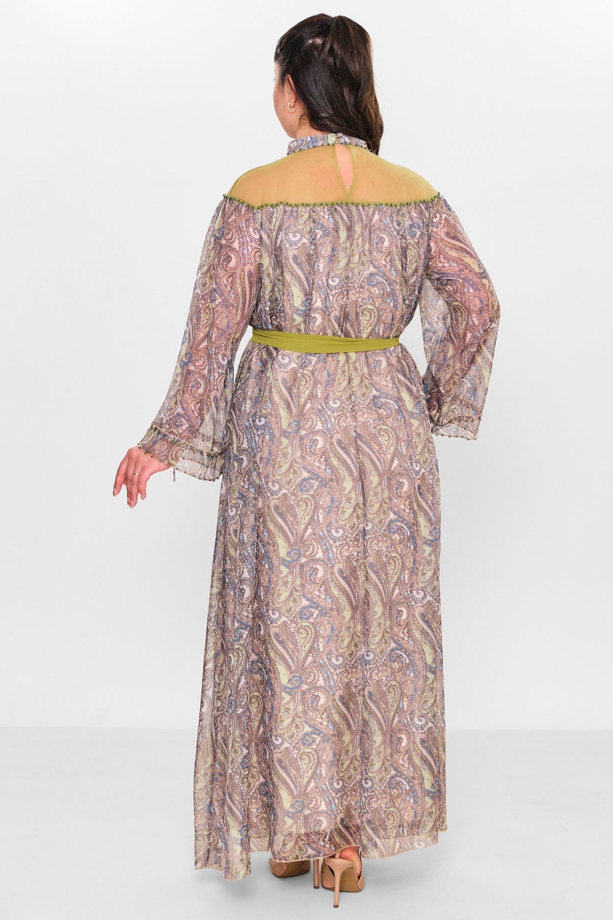 Ksas - Plus Size Dress (KSASEL-1018) - 8690202554252