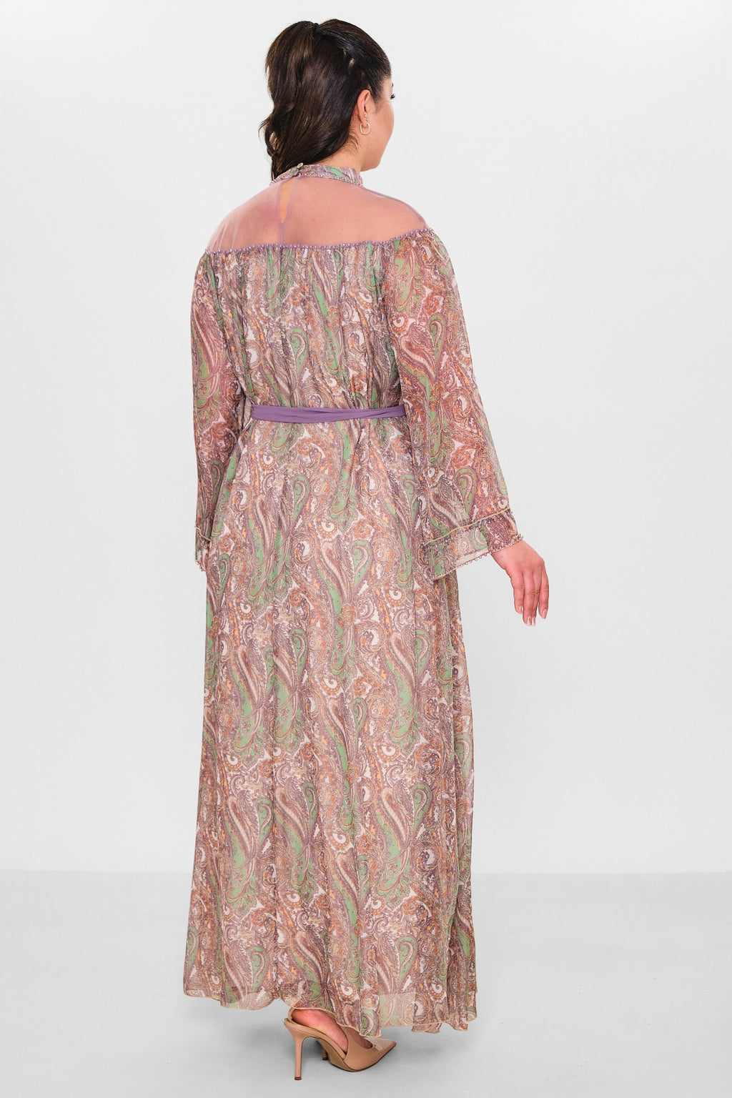 Ksas - Plus Size Dress (KSASEL-1018) - 8690202554269