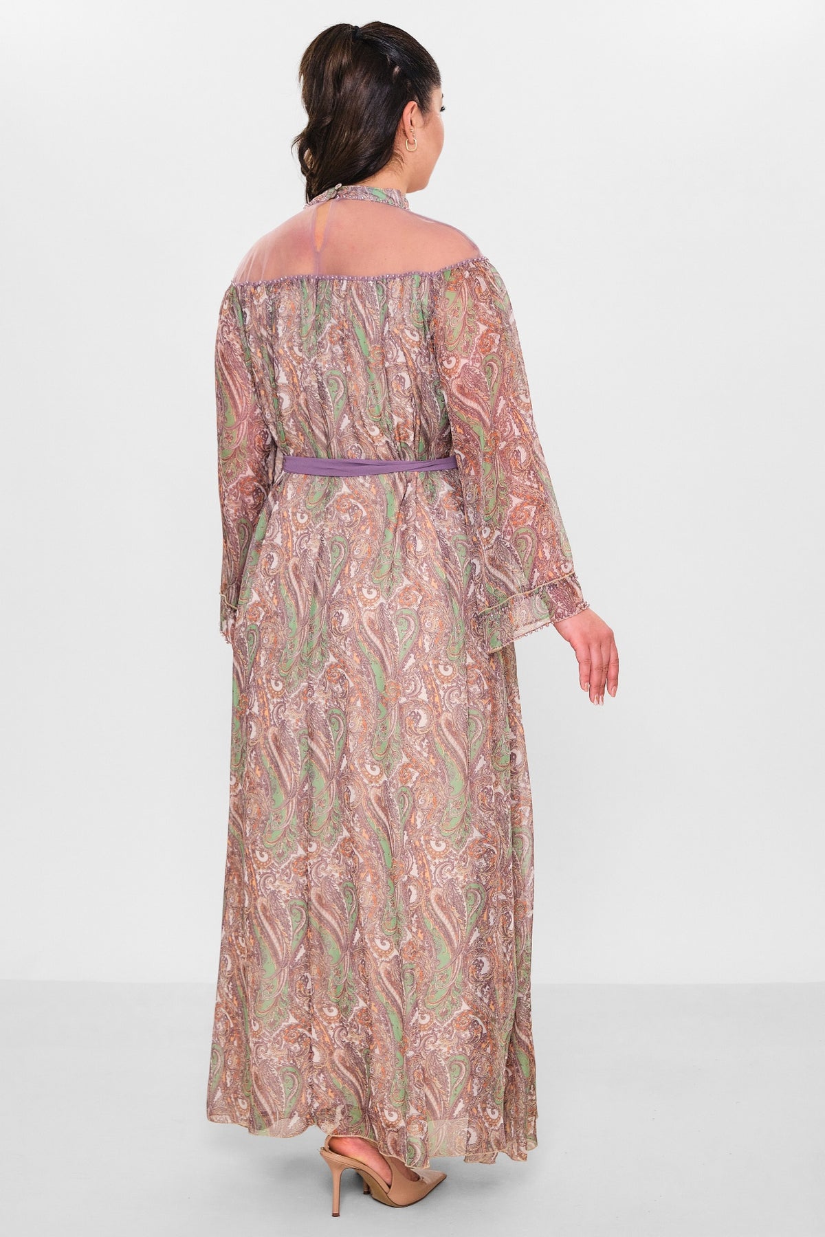 Ksas - Plus Size Dress (KSASEL-1018) - 8690202554269