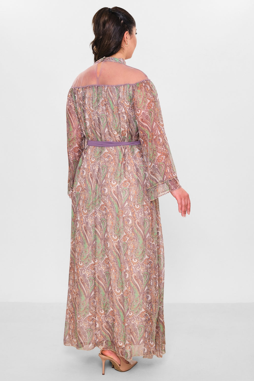 Ksas - Plus Size Dress (KSASEL-1018) - 8690202554269