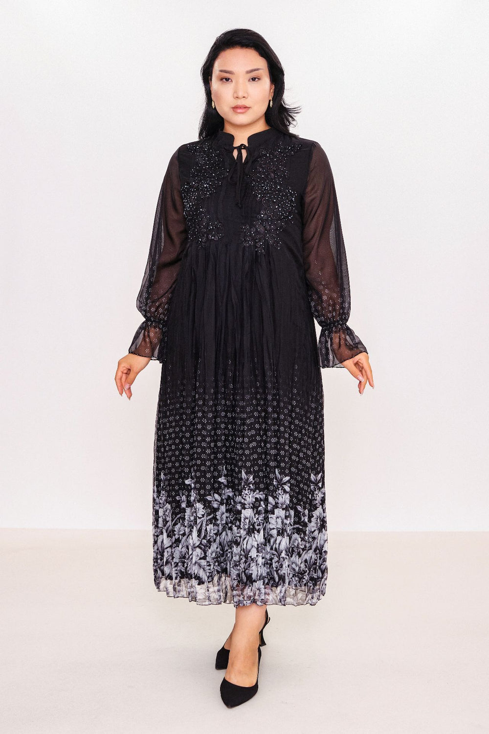 Ksas - Plus Size Dress (KSAS32341) - 8690202555440
