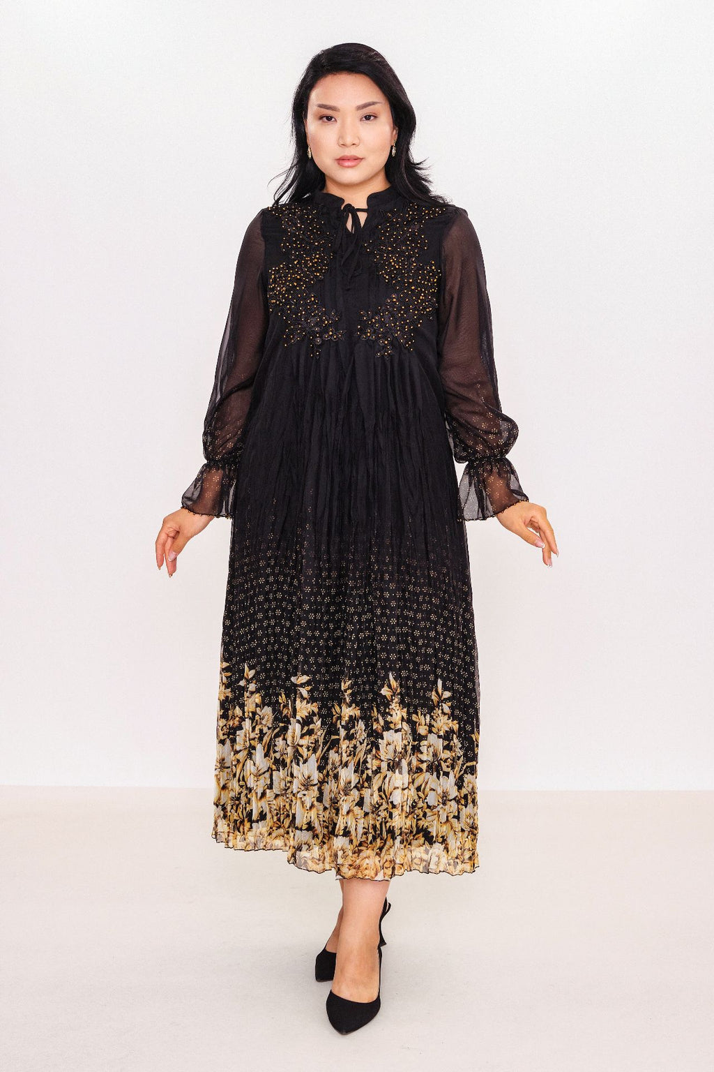 Ksas - Plus Size Dress (KSAS32341) - 8690202555457