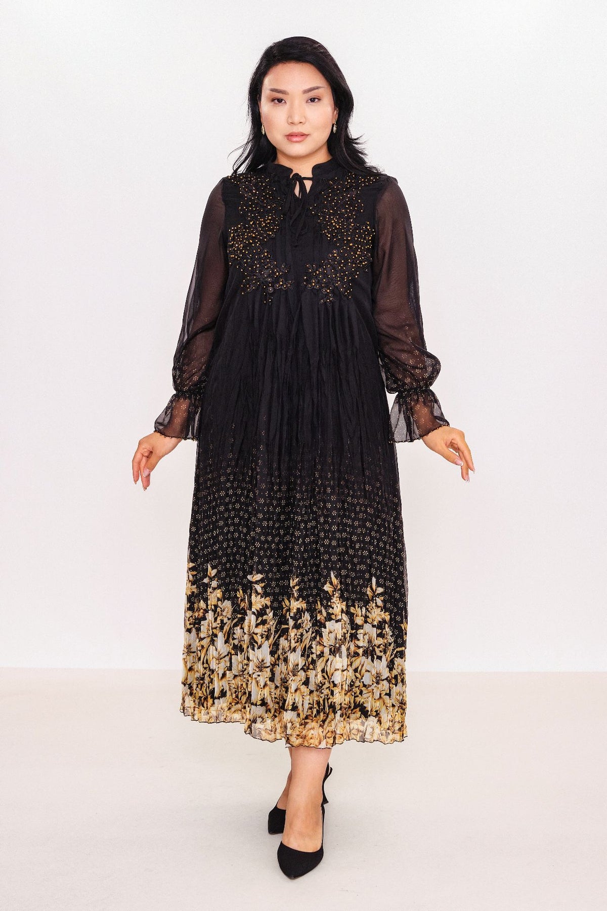 Ksas - Plus Size Dress (KSAS32341) - 8690202555457