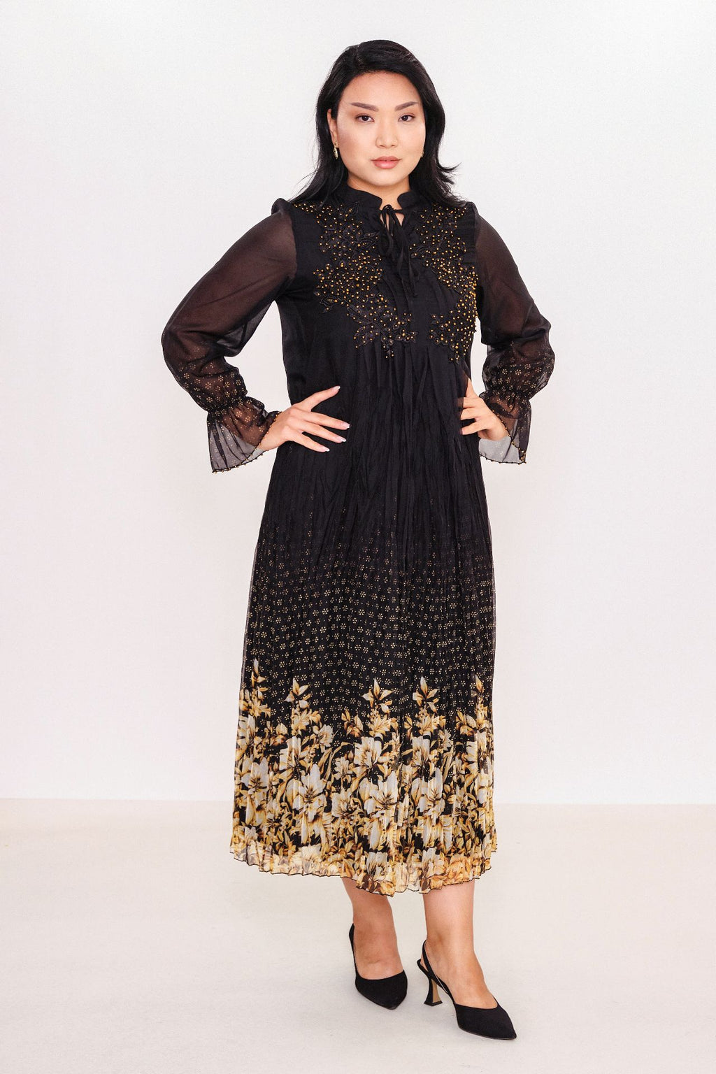 Ksas - Plus Size Dress (KSAS32341) - 8690202555457