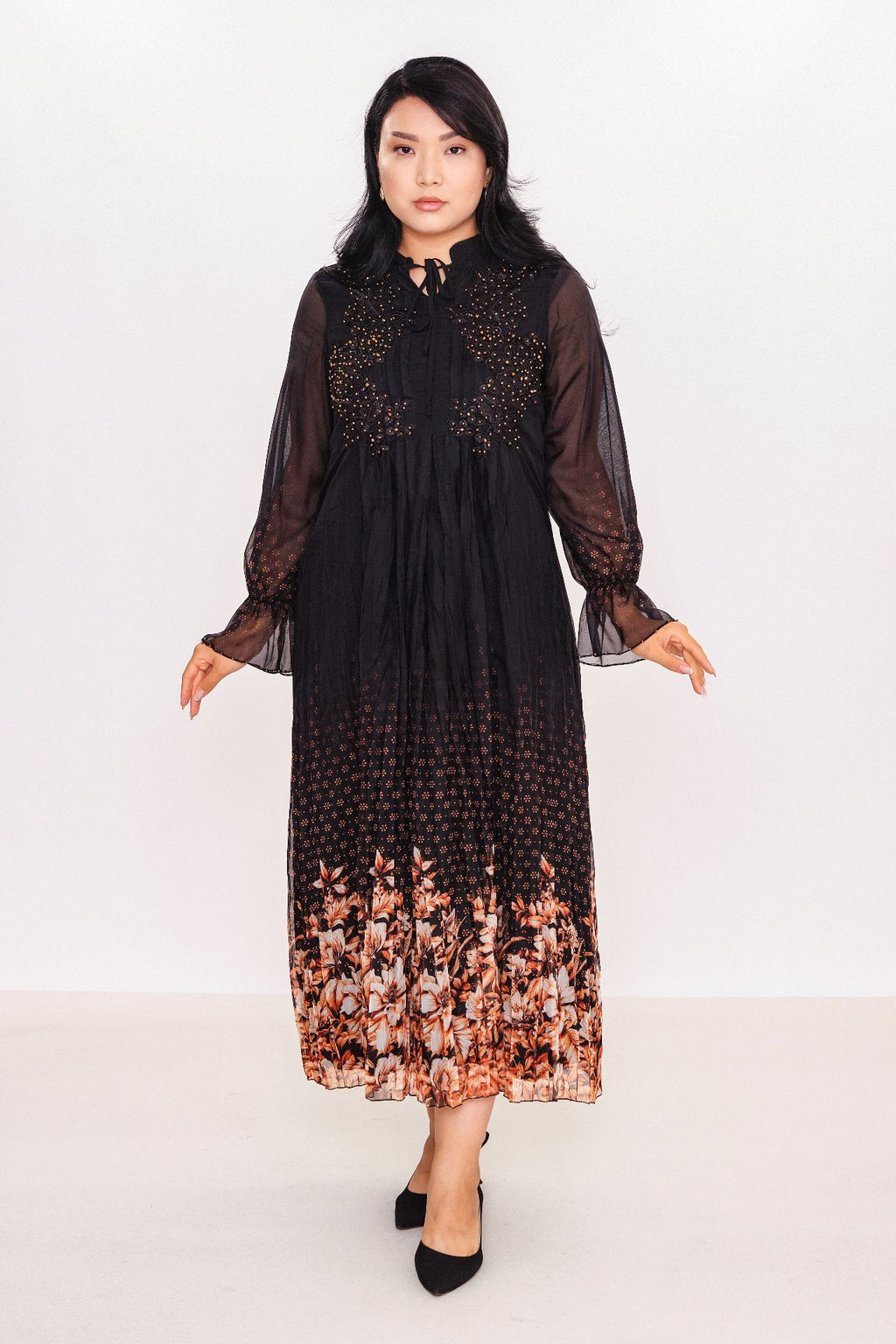 Ksas - Plus Size Dress (KSAS32341) - 8690202555464