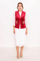 Ksas - Plus Size Cardigan (KSAS4131-K) - 8690202555488