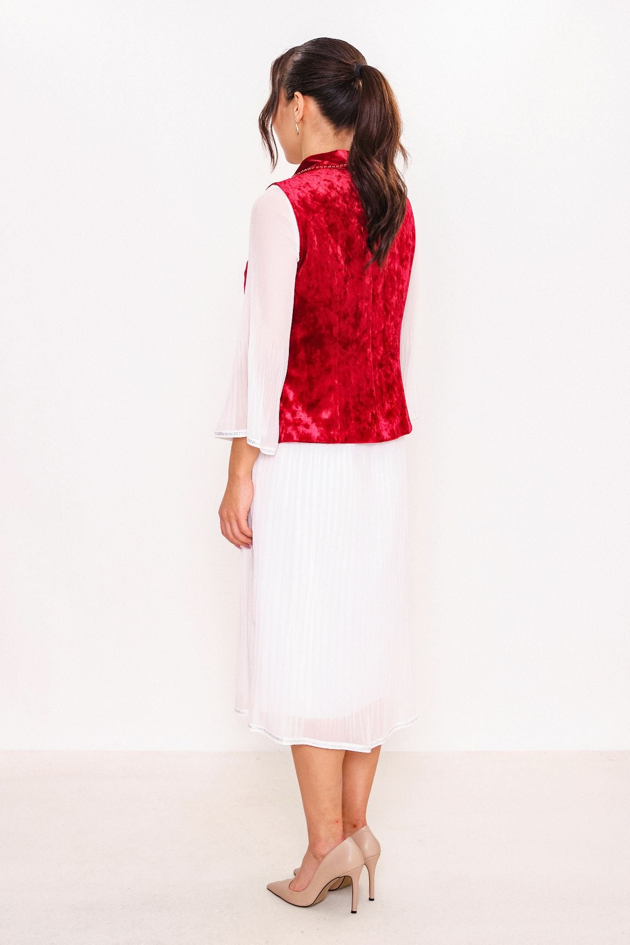 Ksas - Plus Size Cardigan (KSAS4131-K) - 8690202555488
