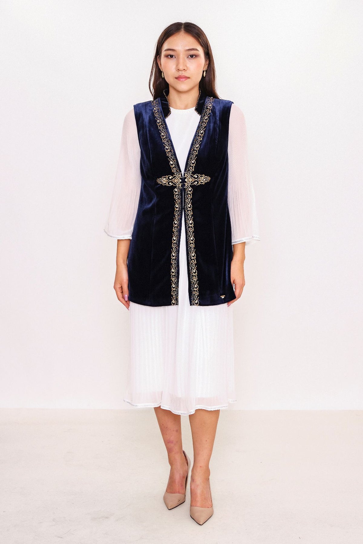 Ksas - Plus Size Waistcoat (KSAS4143-K) - 8690202555518