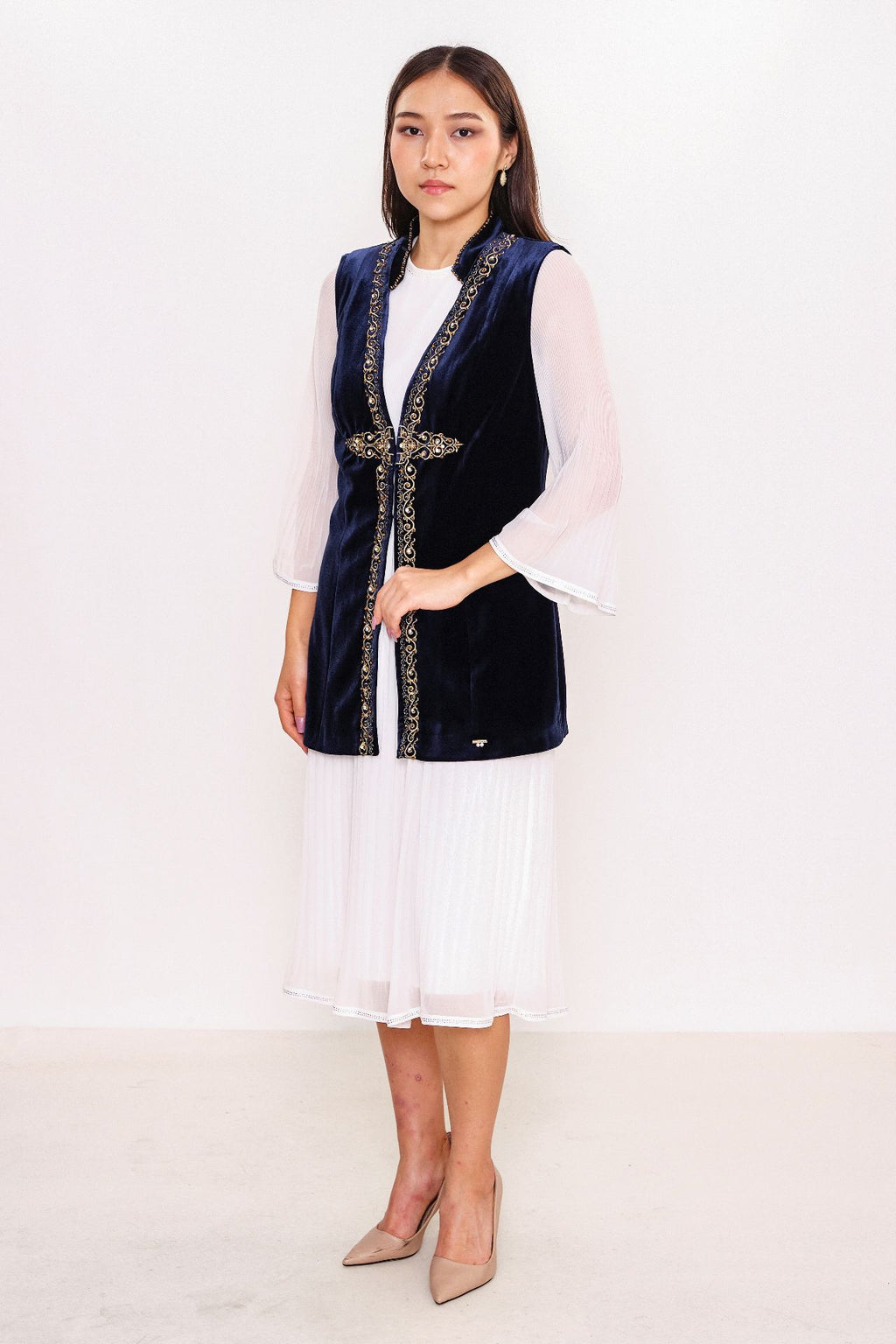 Ksas - Plus Size Waistcoat (KSAS4143-K) - 8690202555518