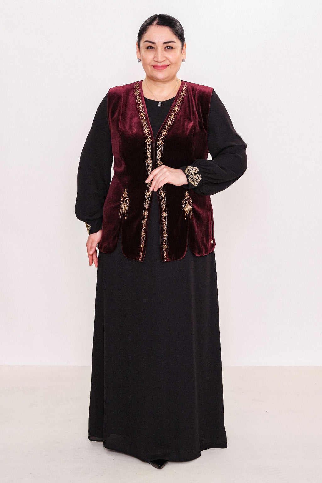 Ksas - Plus Size Waistcoat (KSAS4155) - 8690202555549