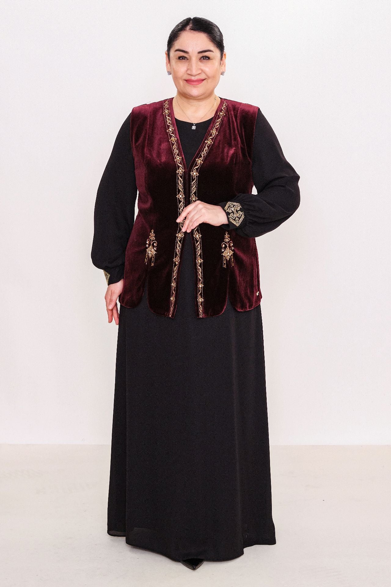 Ksas - Plus Size Waistcoat (KSAS4155) - 8690202555549