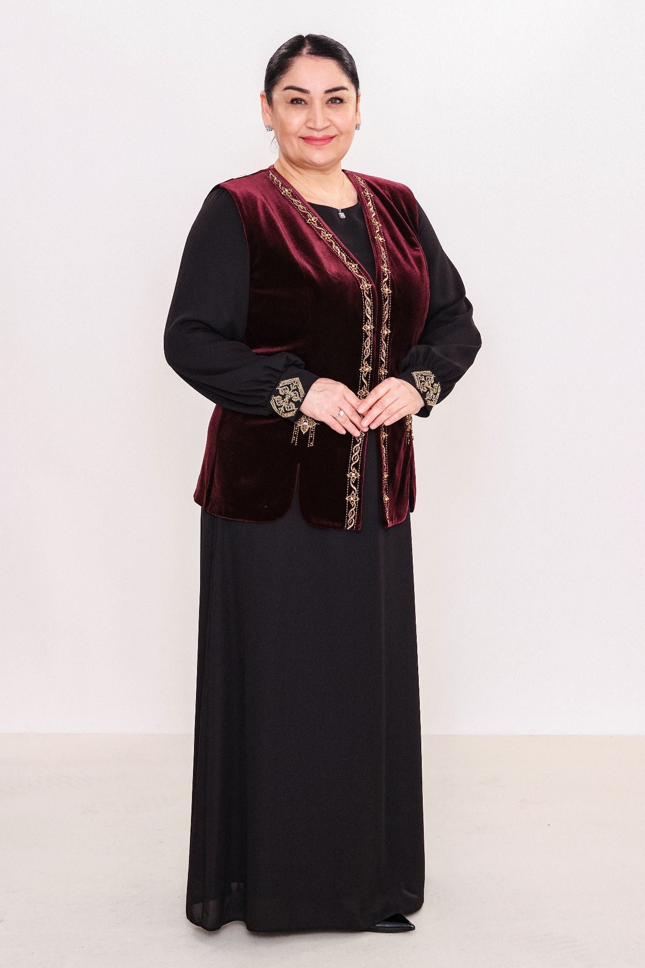Ksas - Plus Size Waistcoat (KSAS4155) - 8690202555549