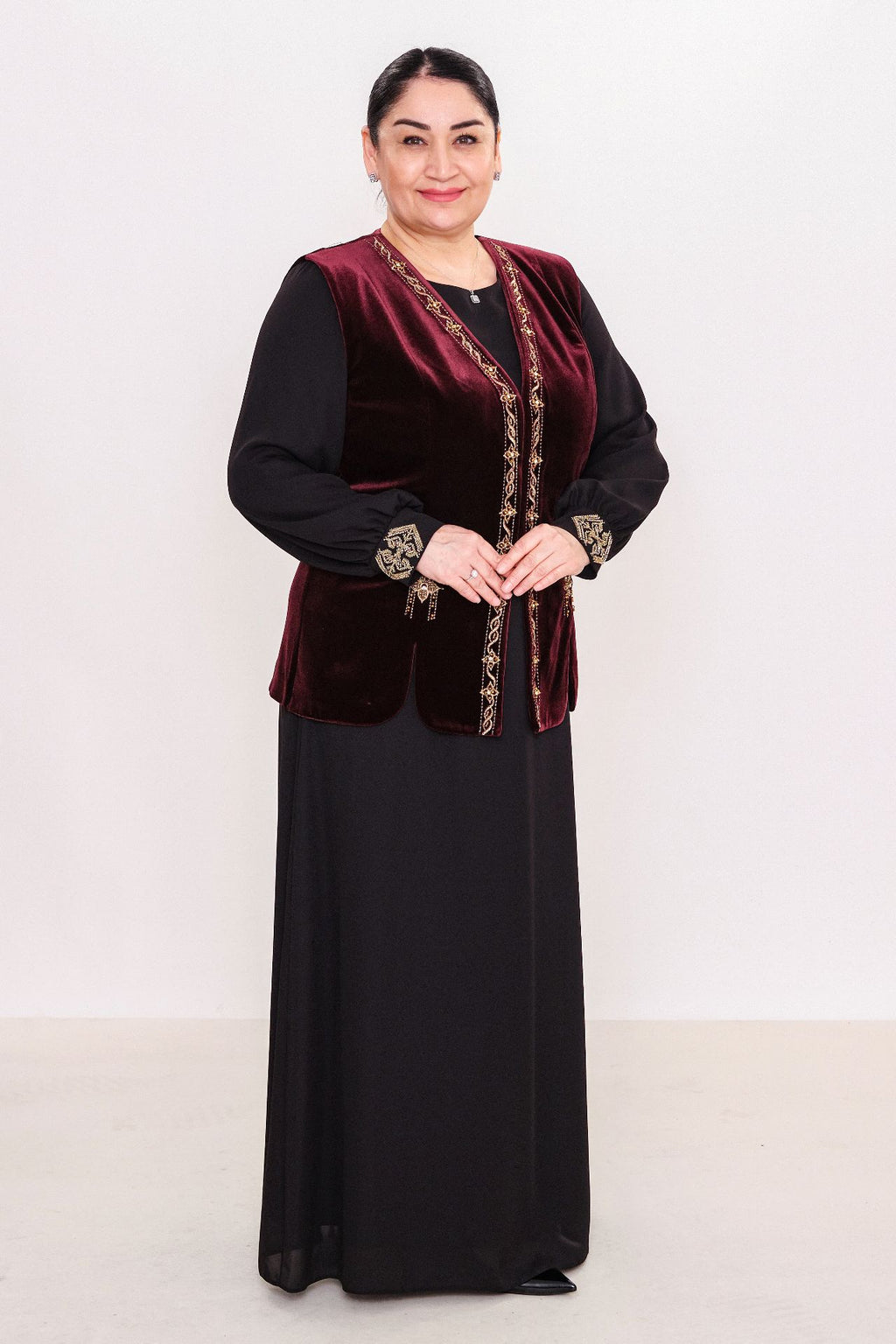 Ksas - Plus Size Waistcoat (KSAS4155) - 8690202555549