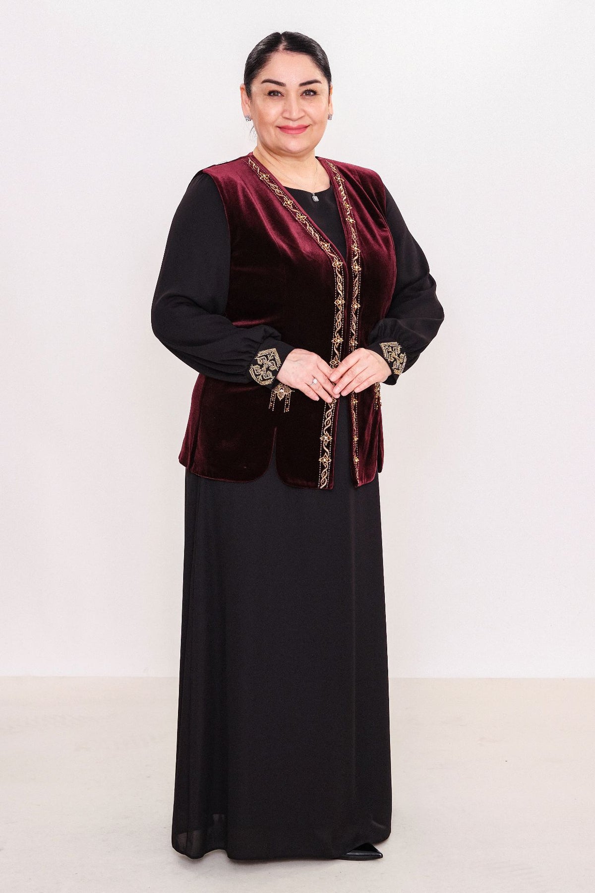 Ksas - Plus Size Waistcoat (KSAS4155) - 8690202555549