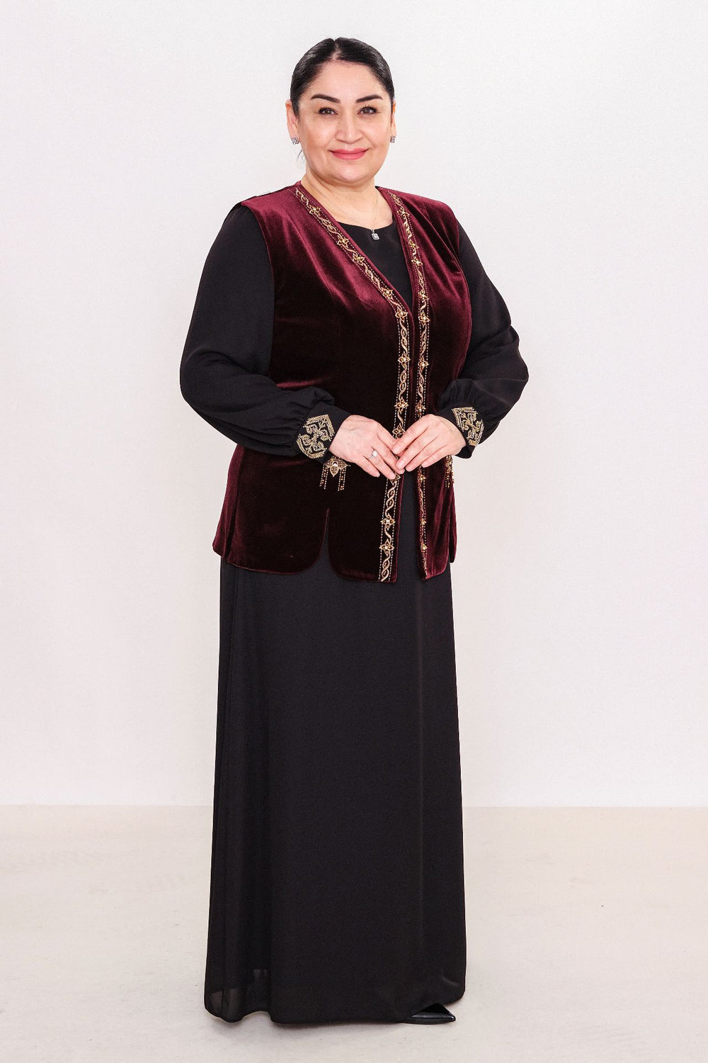 Ksas - Plus Size Waistcoat (KSAS4155) - 8690202555549